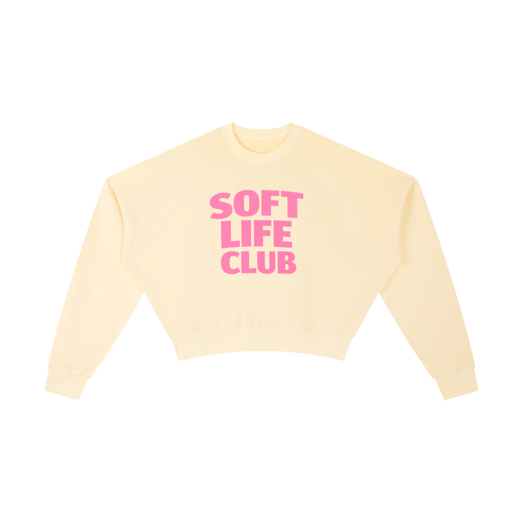 Vintage Washed Cropped Sweatshirt