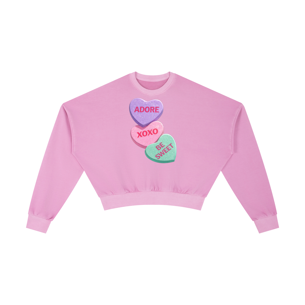 Vintage Washed Cropped Sweatshirt